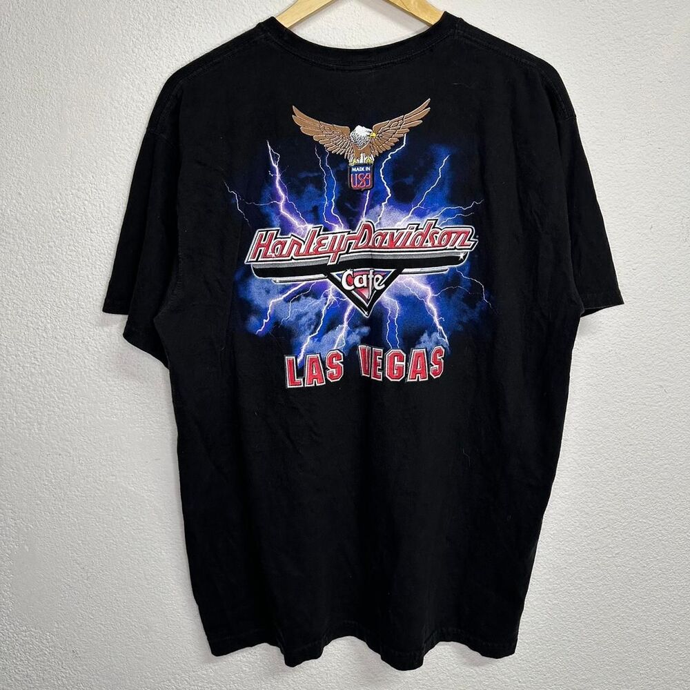 Harley-davidson Men's Black T-shirt